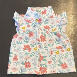 Carter's Flower Vest for 9 month girl
